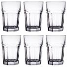 Jogo com 6 Copos Altos Vidro Espesso 415ml Casa Blanca Fullfit