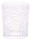 Jogo Com 6 Copos Baixo De Vidro Palm Tree 340ml Cor Transpar