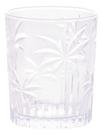 Jogo Com 6 Copos Baixo De Vidro Palm Tree 340ml Cor Transparente