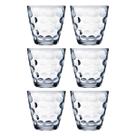 Jogo com 6 Copos de Vidro Transparente Bangkok 250ML Água