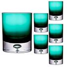 Jogo com 6 Copos de Vidro Verde 300ml Jogo com 6 Copos de Vidro Verde 300ml