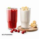 Jogo Com 6 Copos Vidro Ecológico Latinos 270Ml Casambiente