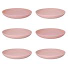 Jogo com 6 Pratos para Sobremesa Ø20cm Fibra de Bambu