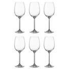 Jogo com 6 Taças 450ml Cristal Bordeaux / Água Linha Maxima Bohemia Jogo com 6 Taças 450ml Cristal Bordeaux / Água Linha Maxima Bohemia