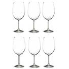 Jogo com 6 Taças 540ml - Degustação/Água - Cristal Bohemia Anna