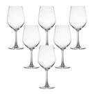 Jogo Com 6 Taças Bordeaux 590ml de Cristal e Titânio Para Vinho Jogo Com 6 Taças Bordeaux 590ml de Cristal e Titânio Para Vinho