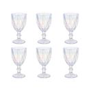 Jogo com 6 Taças Diamond Furta Cor Vidro 340ml para Água Suco Drinks e Vinho Jogo com 6 Taças Diamond Furta Cor Vidro 340ml para Água Suco Drinks e Vinho