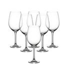 Jogo com 6 Taças para Vinhos Bordeux 750ml Puro Cristal Edelita
