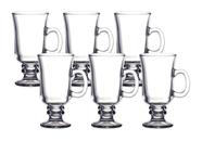 Jogo Com 6 Xícaras Irish Coffee Em Vidro 245 Ml Dynasty