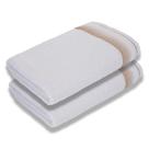 Jogo Com Toalhas De Banho Luxury Soft Beka Luxo Branco