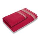 Jogo Com Toalhas Luxury Soft Beka 1 Banho + 1 Rosto Luxo Cereja
