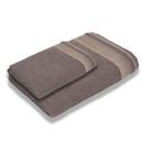 Jogo Com Toalhas Luxury Soft Beka 1 Banho + 1 Rosto Luxo Cinza
