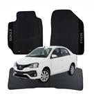 Jogo Completo 3P Tapete Específico Personalizado Toyota Etios Sedan 2010 a 2021 - V5709