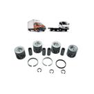 Jogo completo 4 pistoes com aneis - daily / hyundai hd 78