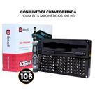 Jogo Completo Ferramentas de Precisão 106 Peças Reparos Profissional Celulares e Notebooks