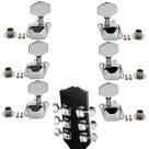 Jogo completo tarraxa violão guitarra (3Rx3L) cromado MXP