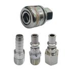 Jogo Conectores Engate Rápido 1/4 Npt Pneumáticos Compressor