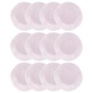 Jogo Conjunto 12 Pratos Rasos Oxford Porcelana Ryo Pink Sand 27,5 cm