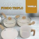 Jogo Conjunto de Panelas Cerâmica Moderna Antiaderente Não Gruda 04 Peças