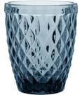 JOGO COPO ÁGUA SUCO 10x8x8cm 270ml VIDRO AZUL 6 PEÇAS