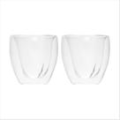 Jogo Copo Duplo Coração 250ml Mimo Style Vidro Borossilicato
