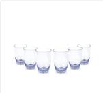 Jogo Copo Oval 500ml Transparente 6 unidades