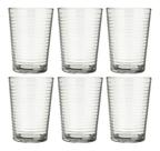 Jogo Copos Vidro Agua Nadir Ginga 6 Pçs 265ml