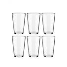 Jogo Copos Vidro Dia A Dia 6pcs 220ml