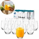 Jogo Copos Vidro Dubai Long Drink Água 480ml Nadir 36 Peças
