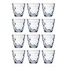 Jogo Copos Vidro Redondo Bangkok 12 Peças Transparente 250ML