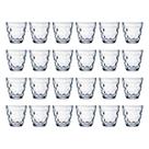 Jogo Copos Vidro Redondo Bangkok 24 Peças Transparente 250ML