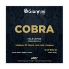 Jogo Corda Viola Caipira Niquel Tensão Média Cobra Giannini
