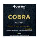 Jogo Corda Viola Cobre Pratead Tensão Média -Cobra Giannini