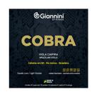 Jogo Corda Viola Cobre Prateado Tensão Leve -Cobra Giannini