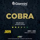 Jogo Cordas Violão Aço Cobra Bronze 009 GEEWAK