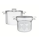 Jogo Cozi-Pasta Brava 20 cm 4,6 L em Aço Inox Fundo Triplo 2 Peças Tramontina 65400/410 Jogo Cozi-Pasta Brava 20 cm 4,6 L em Aço Inox Fundo Triplo 2 Peças Tramontina 65400/410
