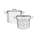 Jogo Cozi-Pasta Tramontina Inox Fundo Triplo Brava 20cm 2 Pç Jogo Cozi-Pasta Tramontina Inox Fundo Triplo Brava 20cm 2 Pç