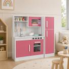 Jogo Cozinha Infantil Completo Kit Fogão Geladeira Forno Brinquedo Infantil Menino Menina Prado Móveis