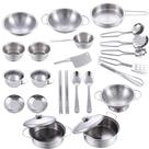 Jogo Cozinha Inox 25 Peças Panela E Utensílios Pedagogico
