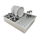 Jogo Cuba 50X40 Cozinha Calha Canal Escorredor 55Cm Pia