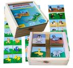 Jogo Da Memória Animais E Filhotes Infantil Educativos 40 Pç Jogo Da Memória Animais E Filhotes Infantil Educativos 40 Pç