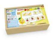 Jogo Da Memória Infantil Frutas 30 Peças Em Madeira Junges