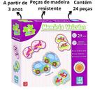 Jogo Da Memória Infantil Veículos 24 Peças Nig Brinquedos