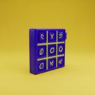 Jogo da Velha Giratório 3D Estratégia QI Diversão Desafio G
