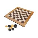 Jogo Dama C Tabuleiro Madeira Oficial Peça Xadrez Profission