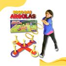 Jogo das argolas brinquedo interativo ao ar livre - pais e filhos