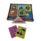 Jogo das Sombras Frutas Brinquedo Pedagógico Educativo Colorido MDF