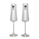 Jogo de 02 Taças para Champanhe Cristal Bohemia 210ml Xtra