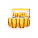 Jogo De 06 Copos De Vidro 370ml Mimo Style Resistente Luxo