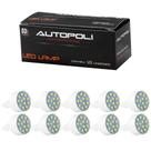 Jogo de 10 Lâmpadas AutoPoli Led T20 Branco 35w 12v 420 Lúmens Al1275 Luz Diantera Traseira Seta Ré e Freio